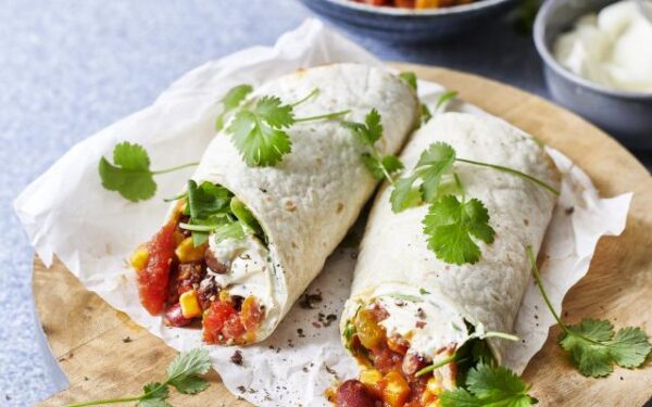 Afhaal - Vegetarisch wrap met chilli sin carne - Volwassene